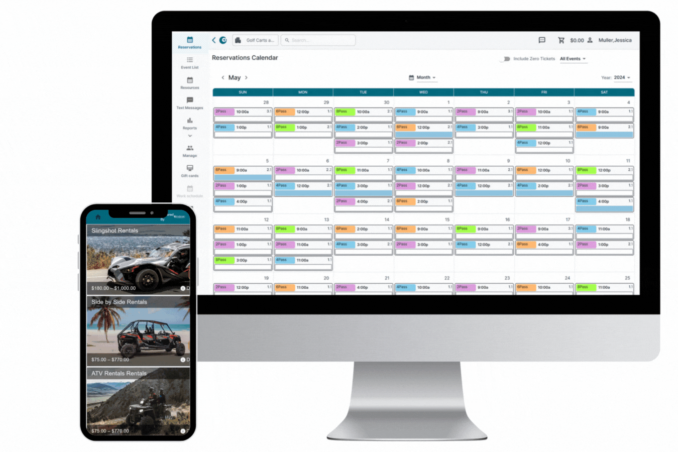 indexic powersports rental software